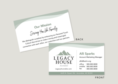 Legacy Retirement Business Cards