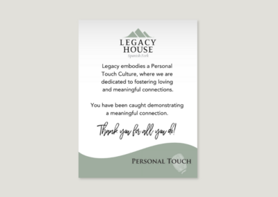 LVSF Personal Touch Card