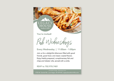 LHSH Pub Wednesday Card
