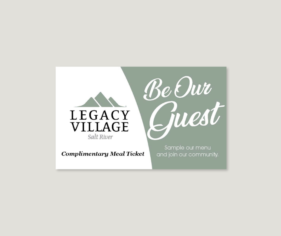 Be Our Guest Meal Ticket