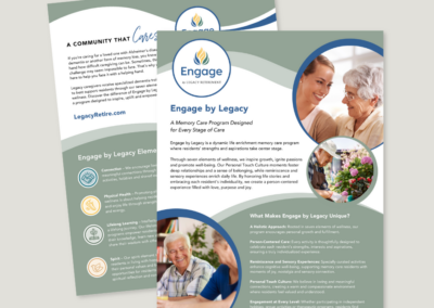 Engage by Legacy Program Flyer