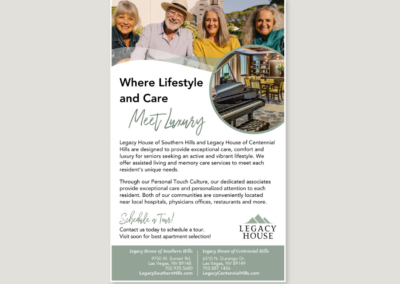 Where Lifestyle and Care Meet Luxury, Lg Print Ad
